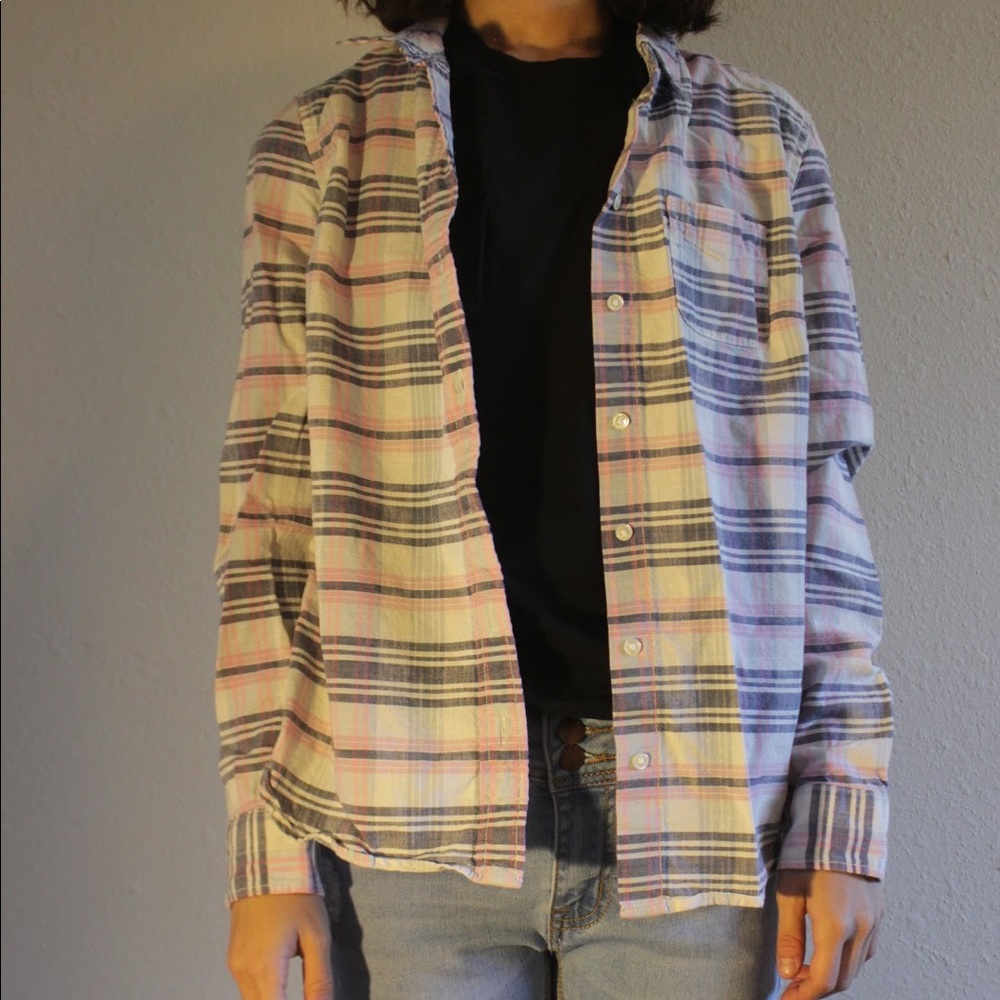 Pink and White Flannel